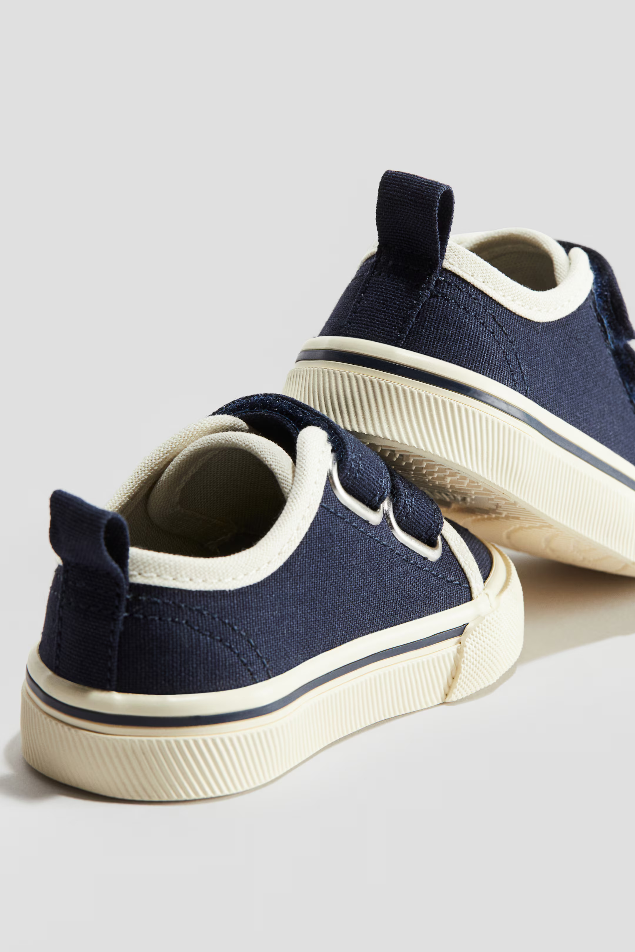 Canvas Sneakers - No heel - Navy blue - Kids | H&M US | H&M (US + CA)