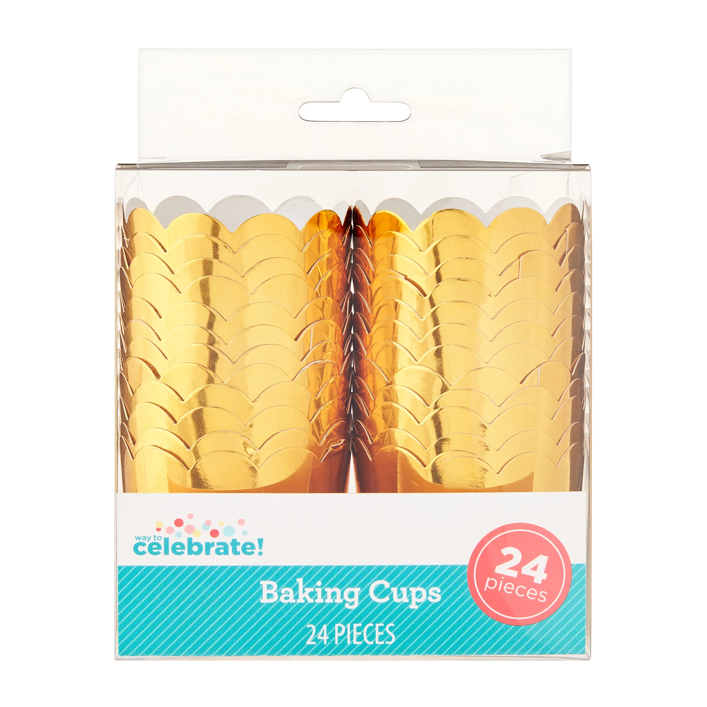 Gold Baking Cups, 24 Count, by Way To Celebrate | Walmart (US)