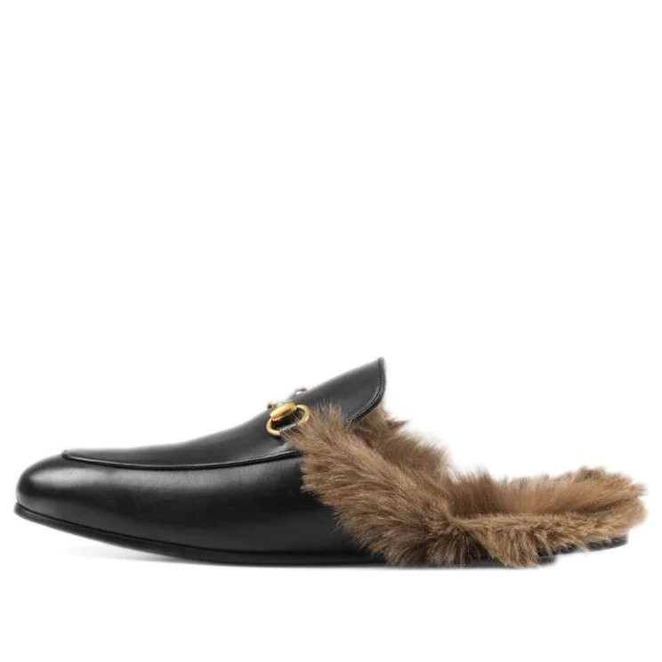 Gucci Princetown Series Wool Slipper Black | KICKS CREW