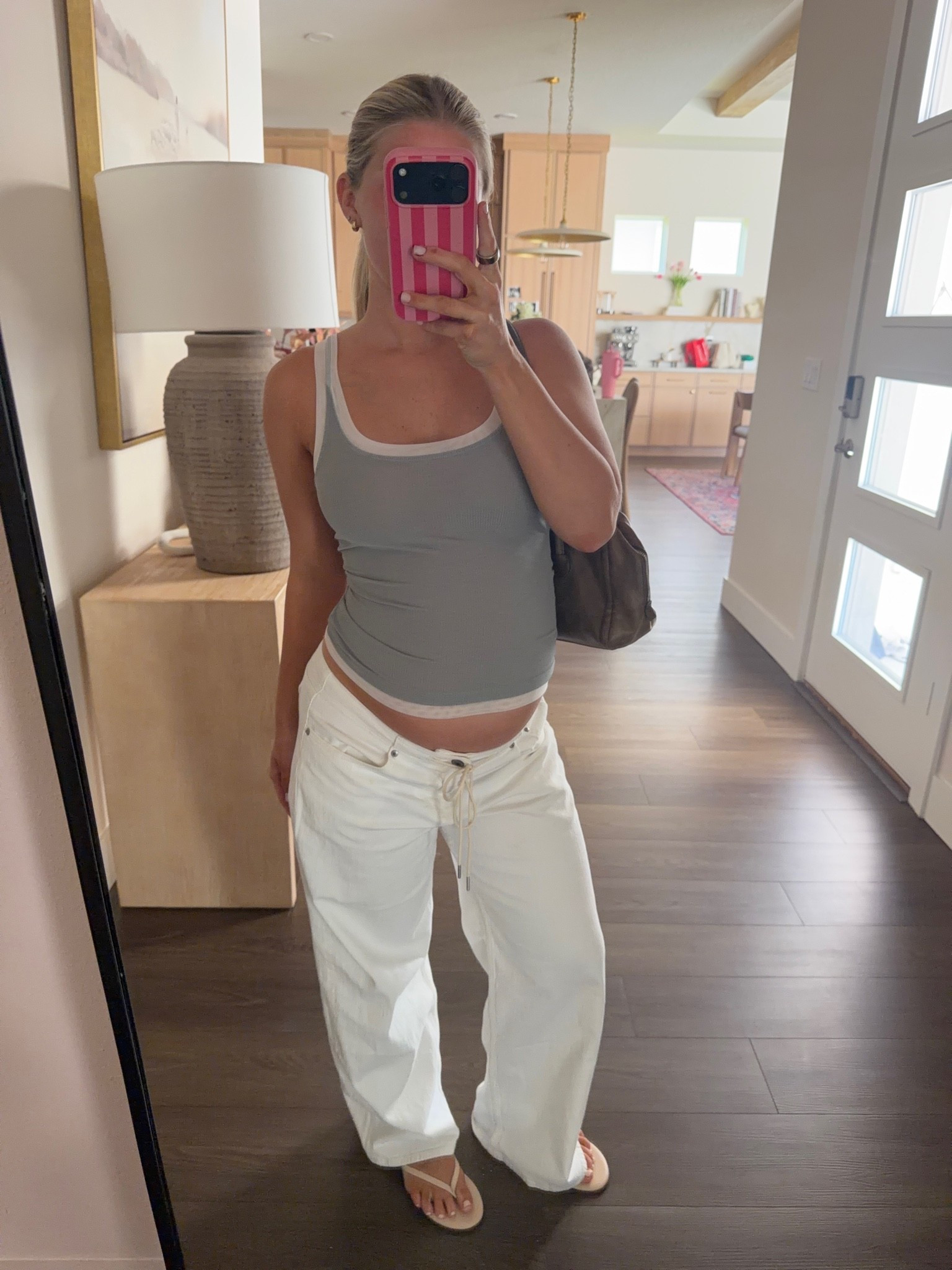 My ootd! @DISSH grey tank, @abercrombie pants, and tkees flip flops! 🤍

My tank top is sold out currently, so I’ll link similars!

#LTKgrwm #LTKBump #LTKootd