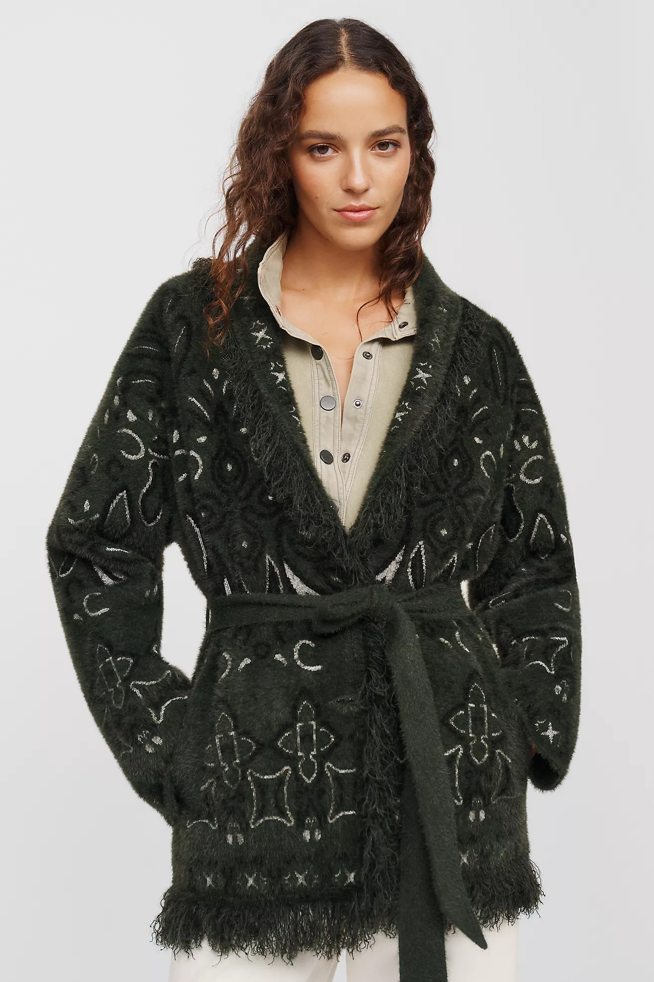 Printed Belted Jacket | Anthropologie (US)