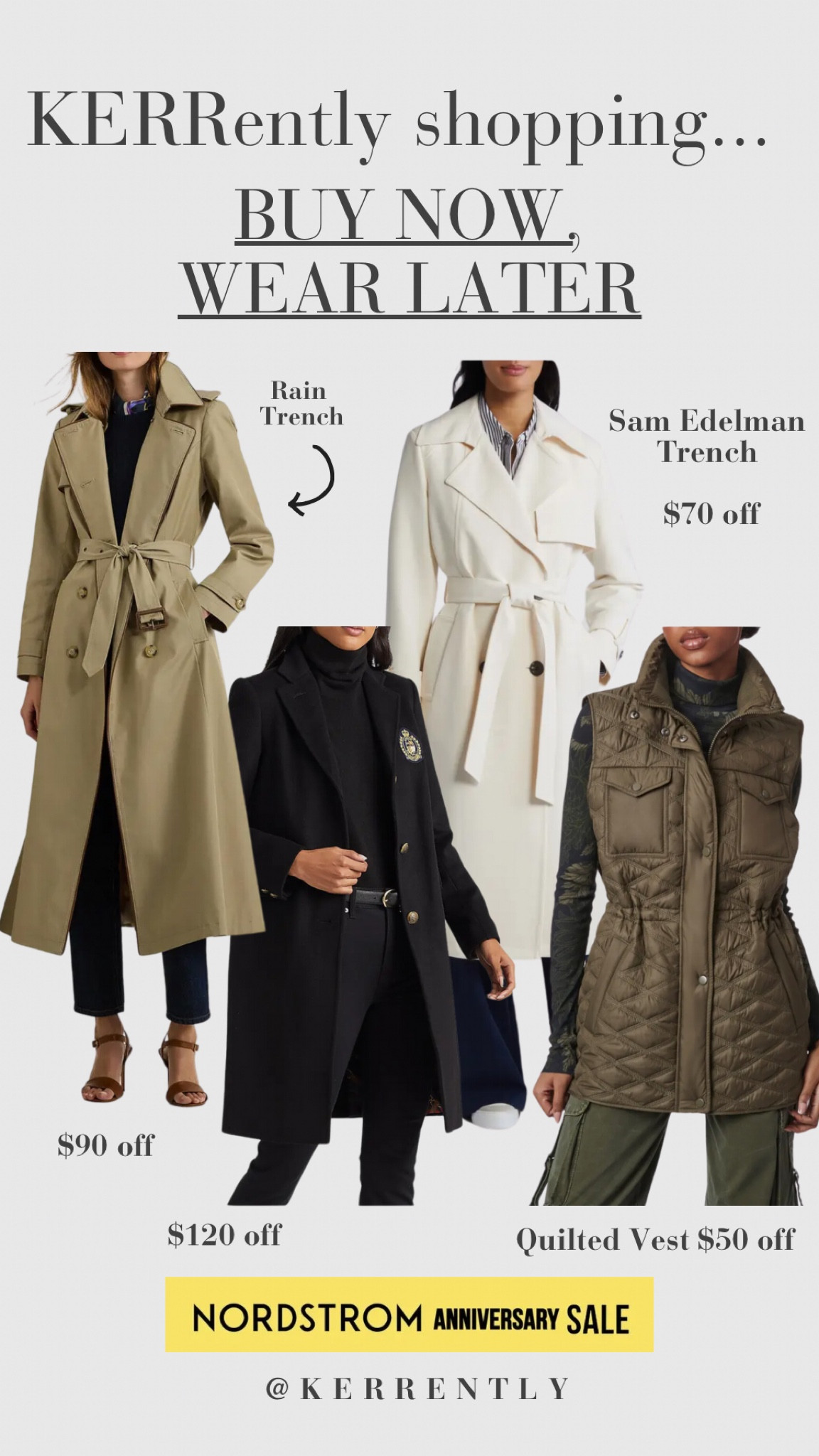 My top outerwear picks form the Nordstrom sale! If you know you need a new coat or vest this year, now is the perfect time to grab it and save big 

#LTKxNSale #LTKSaleAlert #LTKSeasonal