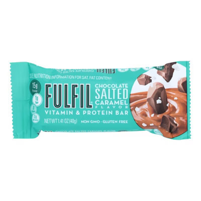Fulfil - Protein Bar - Chocolate Salted Caramel - Case of 12 - 1.41 oz | Target