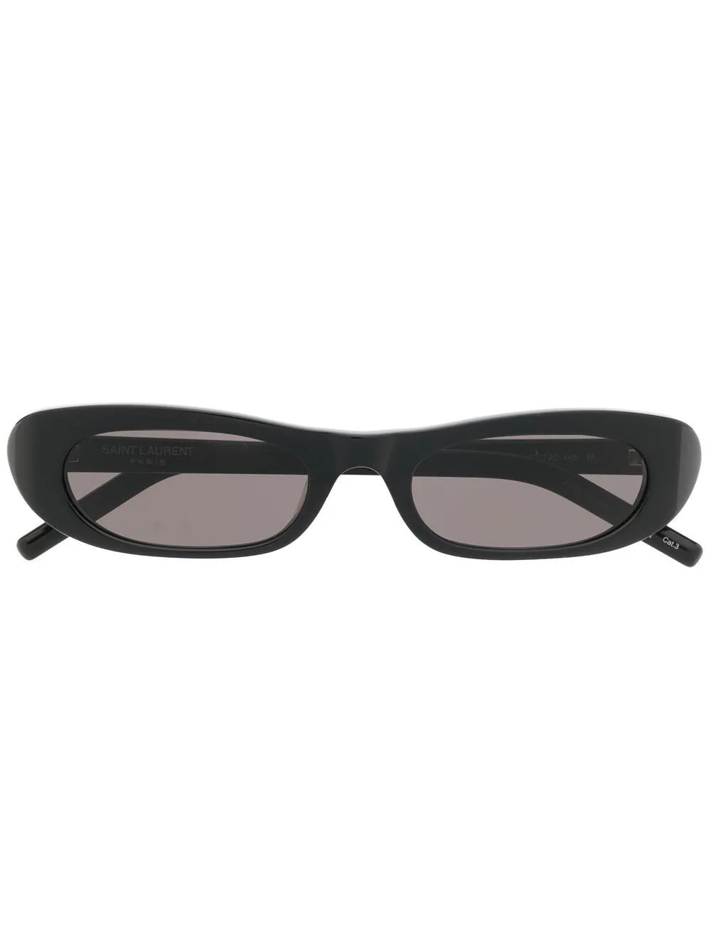 Saint Laurent Eyewear SL 557 Slim Oval Sunglasses | Black | FARFETCH | Farfetch Global