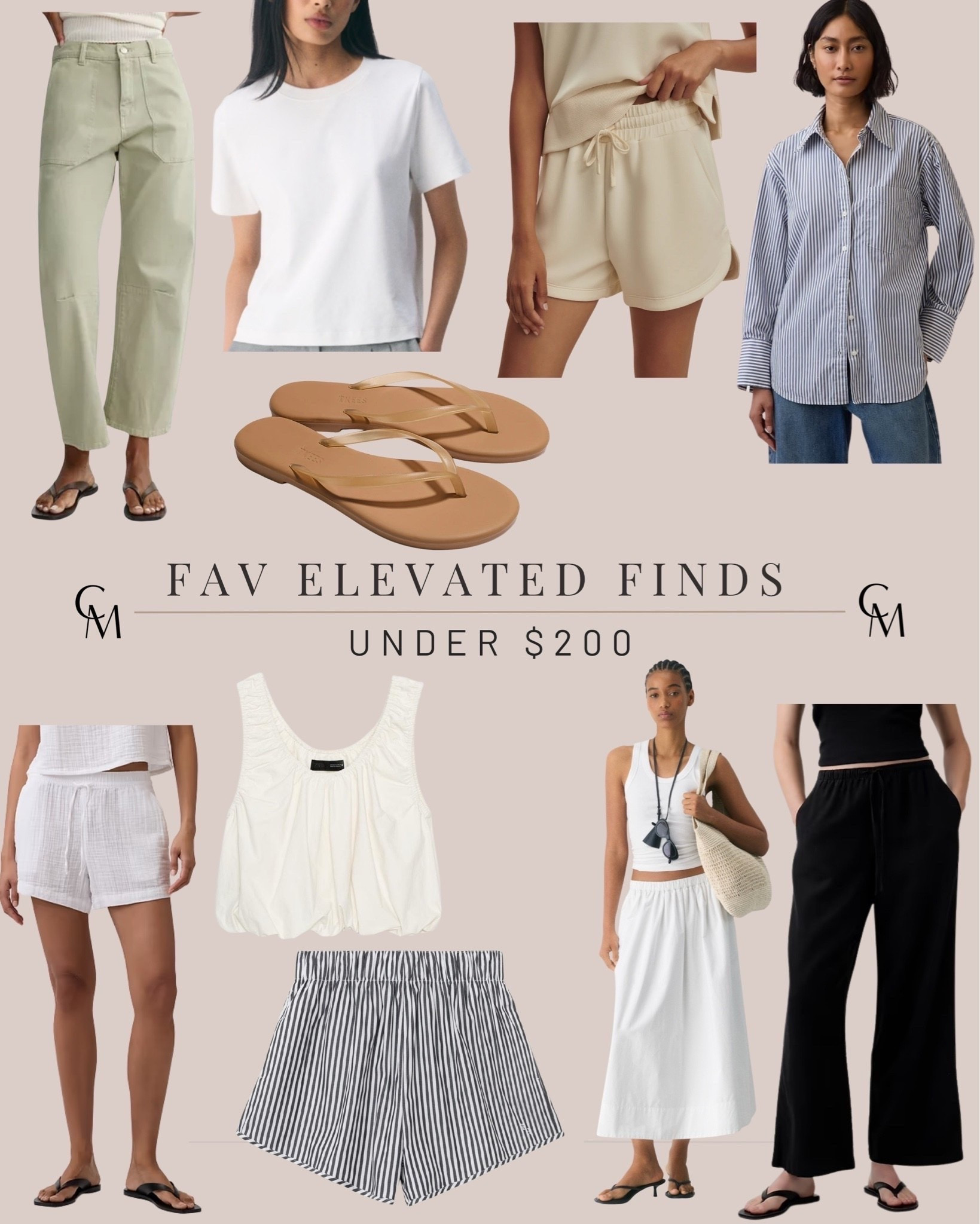 my favorite recent finds that are incredibly elevated & under $200.

Gap gauze shorts xs - size up
Zara poplin tank small
Gap factory linen pants petite xs
Gap big shirt petite xs
Tkees waterproof sandals 5
Aritzia poplin skirt xs
Recreational Habits shorts medium
Aritzia tee medium
DL1961 sage barrels 25
Varley shorts small

#LTKmomlife #LTKSeasonal #LTKPetite