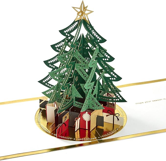 Hallmark Signature Paper Wonder Pop Up Christmas Card (Christmas Tree) | Amazon (US)