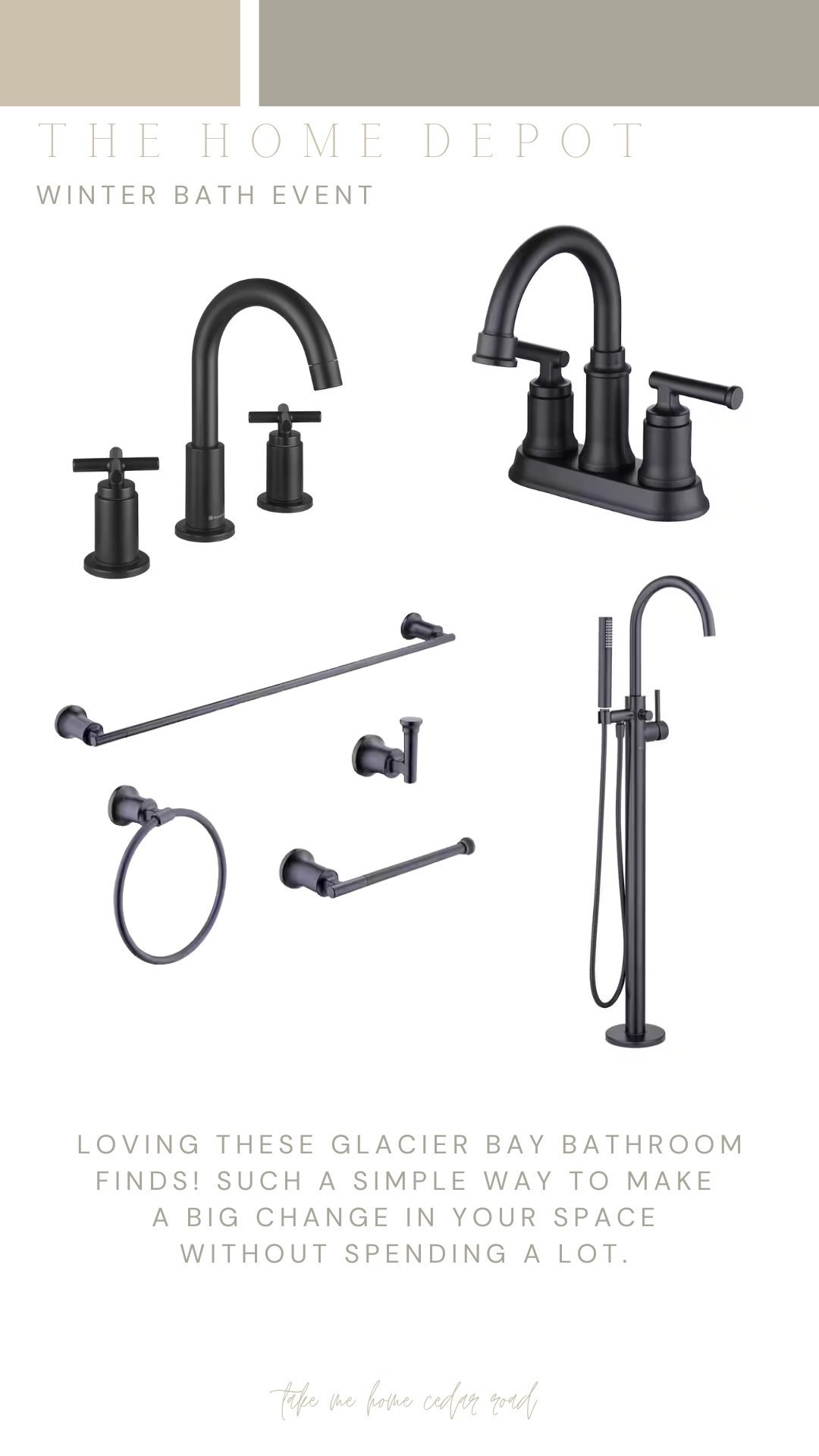 These Glacier Bay bathroom accessories are so good!!! Love the classic matte black finish and simple elegant designs. #ad @homedepot #TheHomeDepot #TheHomeDepotPartner #SmallProjectsBigImpact #GlacierBay

Bathroom decor, bathroom accessories, bathroom faucet, matte black bathroom, bathtub filler

#LTKHome #LTKSaleAlert