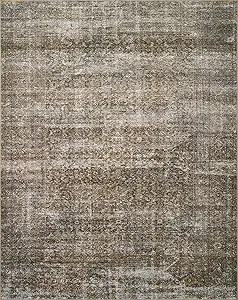 Loloi Amber Lewis x Billie Collection, Tobacco & Rust 7'-6" x 9'-6" Area Rug – Antique & Distre... | Amazon (US)