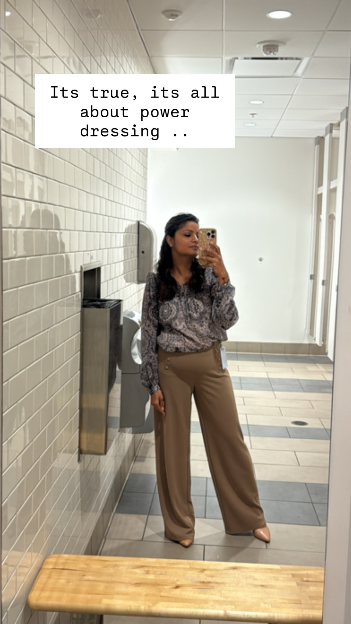 Its true, its all about power dressing ..
