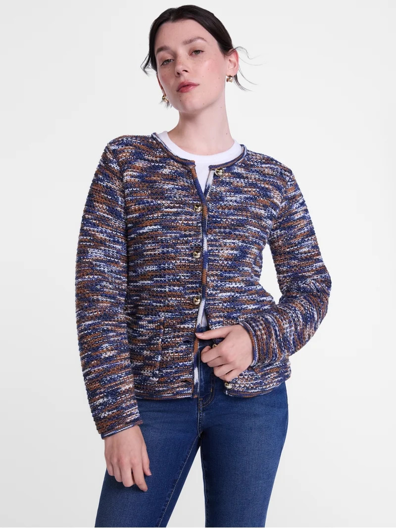 Scenario Women's Cardigan Jacket, Sizes XS-XXXL | Walmart (US)