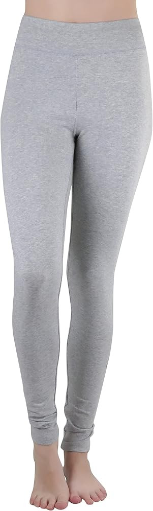 Women's Medium Weight Breathable Cotton-Spandex Leggings | Amazon (US)
