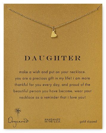 Dogeared Daughter Heart Pendant Necklace, 18" | Bloomingdale's (US)