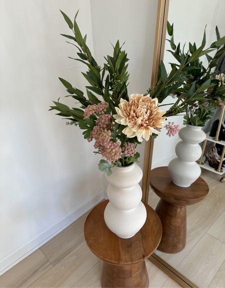 Floral faux stem flower vase + home decor for spring 

#LTKSeasonal #LTKfindsunder50 #LTKhome