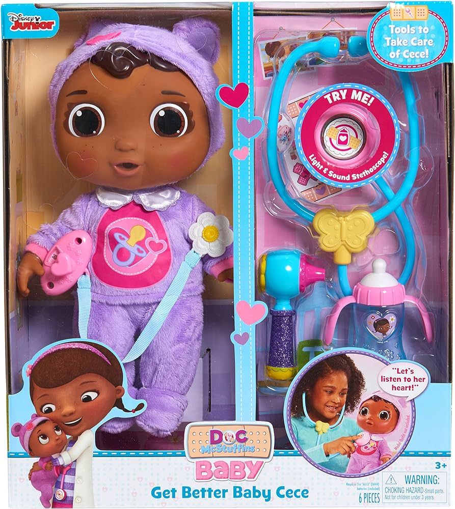 Just Play 92056 Doc McStuffins Get Better Baby Cece Baby Doll | Amazon (US)