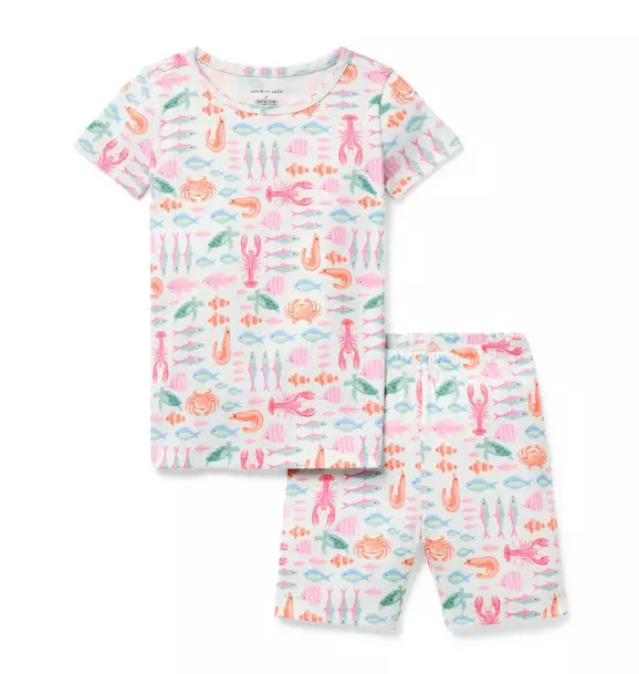 Organic Cotton Lobster Short Pajama | Janie and Jack