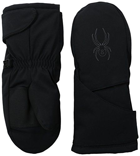 Spyder Boys Mini Cubby-Ski Mittens, Black/Polar, Small | Amazon (US)