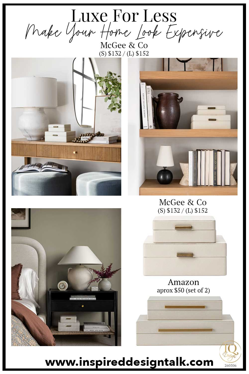 ✨ How To Style Decorative Storage Boxes Like A Designer ✨

Storage boxes are one of those little details that instantly make your home feel more custom and expensive. I love layering them on shelves, consoles, and nightstands to create a warm collected look while adding hidden storage. Shop these designer inspired storage box styling finds for a high-end look on a budget. Happy designing 💕✨FB 

 #LTKOver40 #LTKHome #LTKSaleAlert