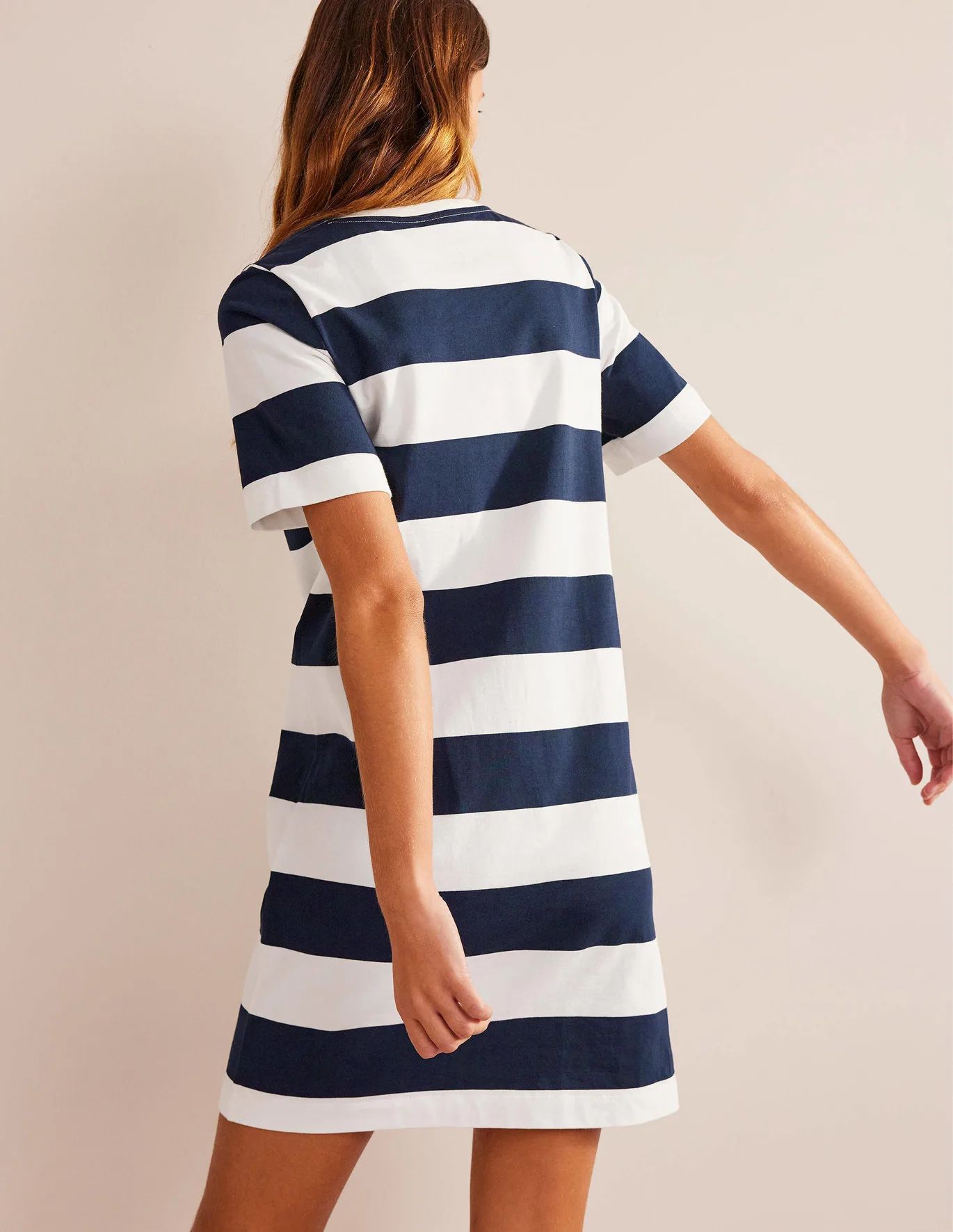 Crew Neck Mini T-shirt Dress | Boden (US)