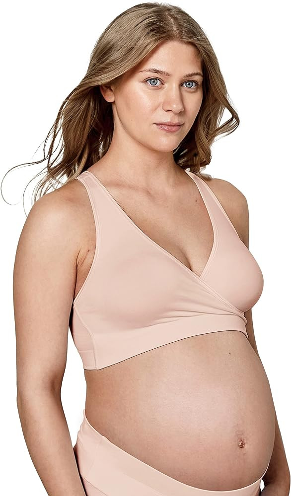 Medela Keep Cool Sleep Bra | Seamless Maternity & Nursing Bra with Full Back Breathing Zone and S... | Amazon (US)
