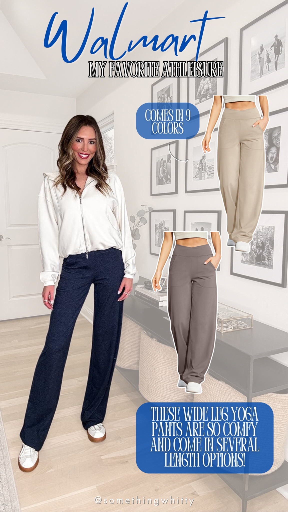 My fave Athleisure pants from Walmart! These come in 9 colors and a few length options to cater to the tall girls!

#LTKgrwm #LTKootd #LTKSeasonal