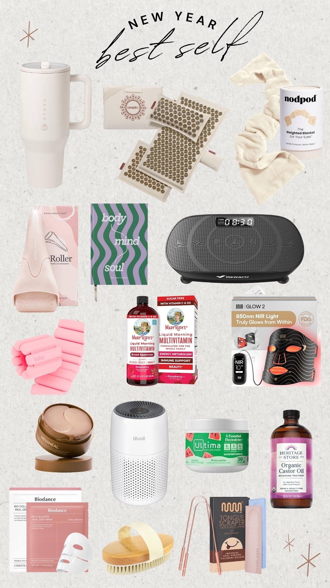 Stepping into 2026 with intention ✨
Prioritizing wellness, consistency, and feeling good in my own skin! shop my best-self essentials from Amazon here 🤍