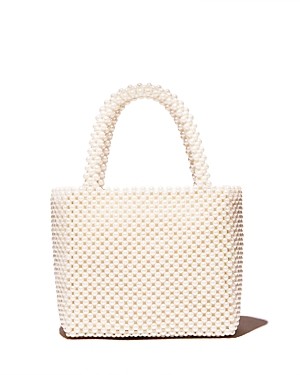Aqua Samira Faux Pearl Beaded Tote - 100% Exclusive | Bloomingdale's (US)