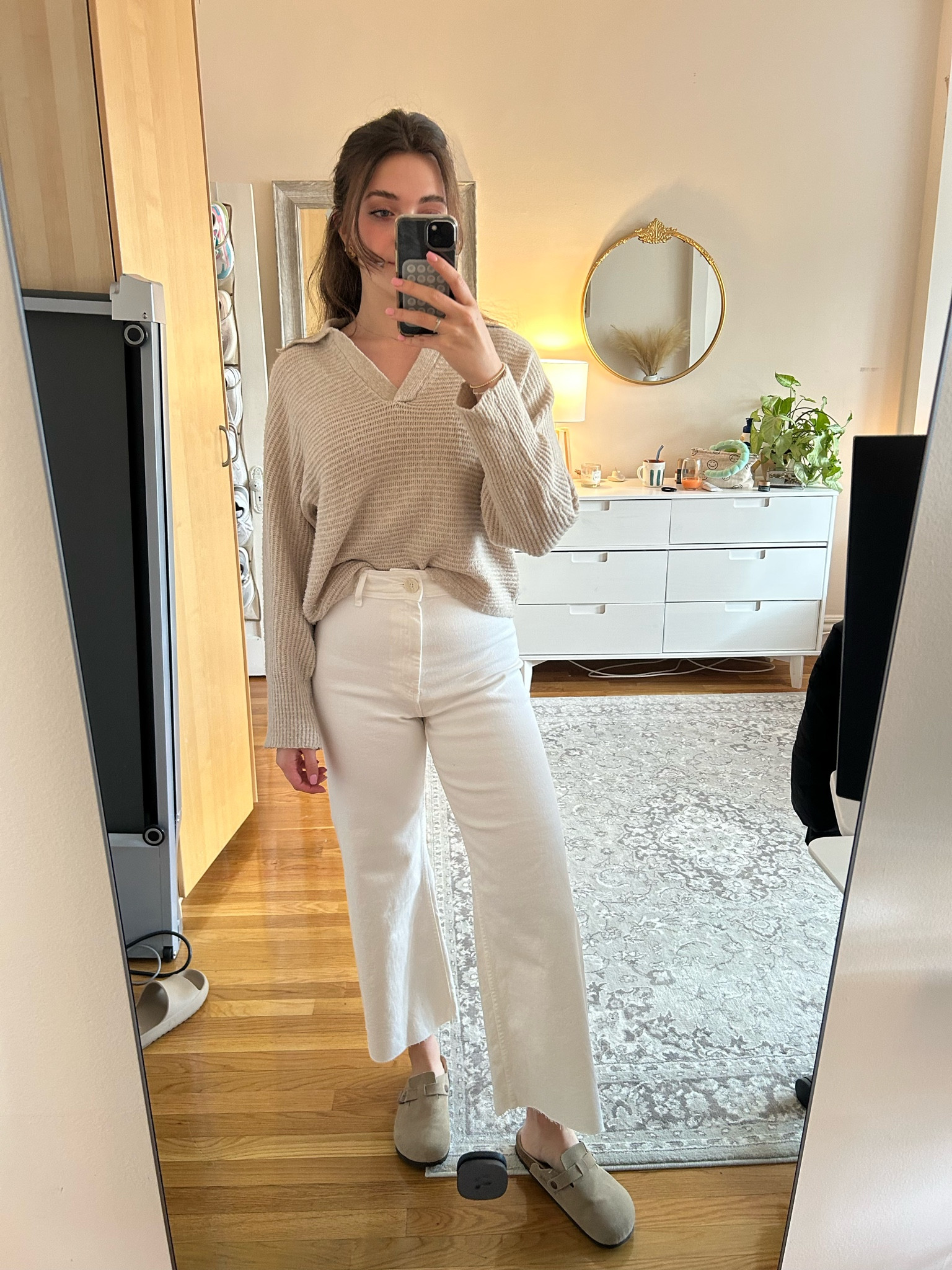 Cozy and neutral office outfit! 

Original pants are Zara - linked similar!
Found similar sweater linked below!

Cozy outfit, cozy aesthetic, neutral outfit, work outfit, office ootd, office fashion, work fashion

#LTKFind #LTKfit