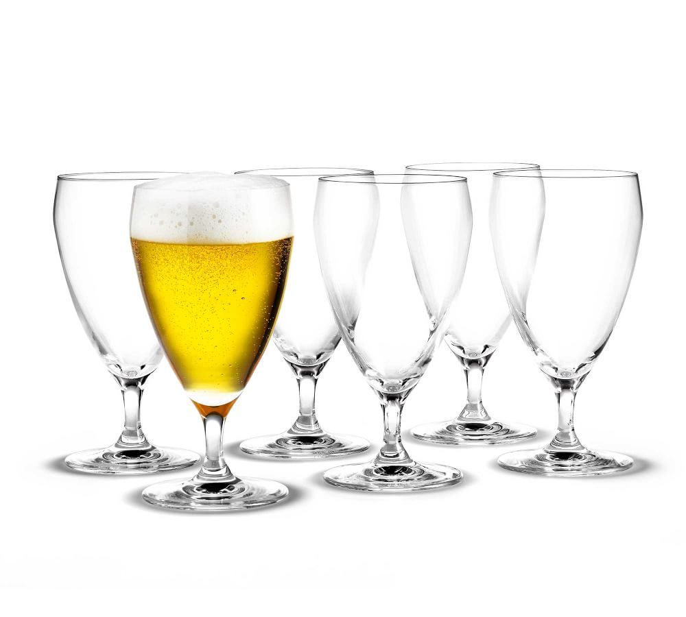 Holmegaard® Perfection Beer Glasses, Set of 6 | Pottery Barn (US)