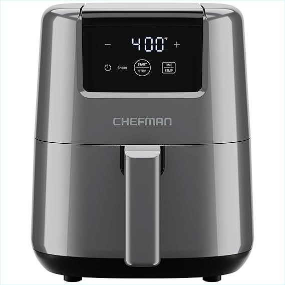 CHEFMAN 2 Qt Mini Air Fryer – Digital Space-Saving Compact Air Fryer with Nonstick and Dishwash... | Amazon (US)