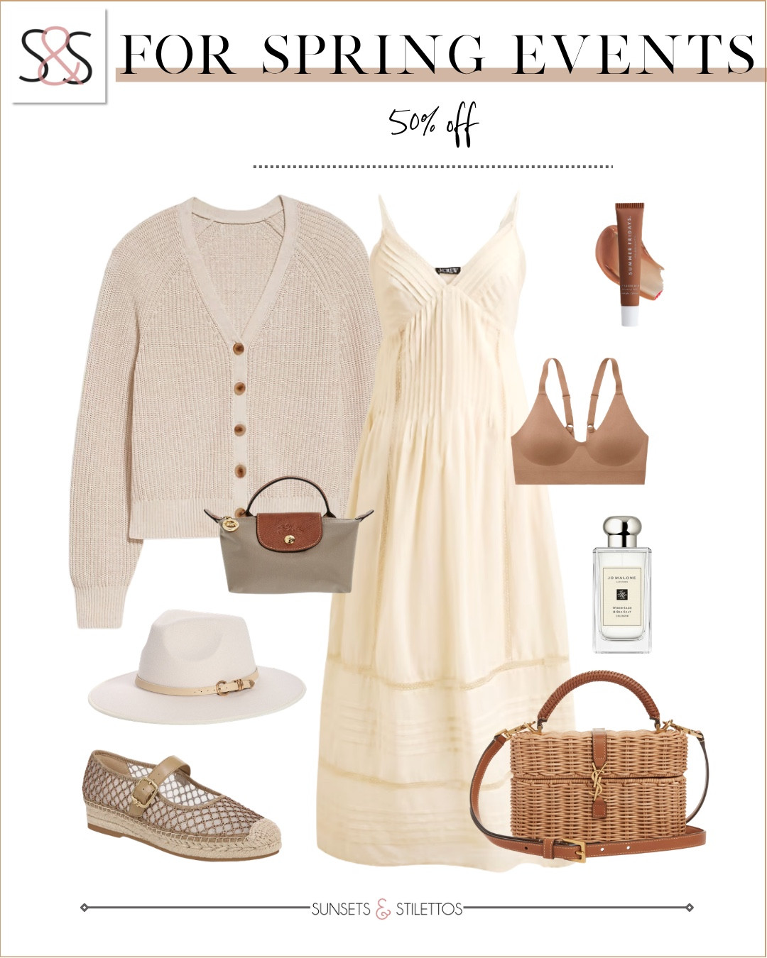 I'm building my warm weather wardrobe around pieces that transition beautifully from day to evening.

spring cardigan outfit cream maxi dress wicker handbag neutral espadrilles wedding guest attire brunch outfit vacation clothes tiered dress casual elegant style

#LTKOver40 #LTKTravel #LTKWedding