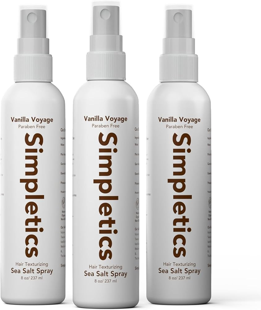 Himalayan Sea Salt Spray for Straight & Wavy Hair - All Natural, 5 Ingredient, Texturizing & Volu... | Amazon (US)