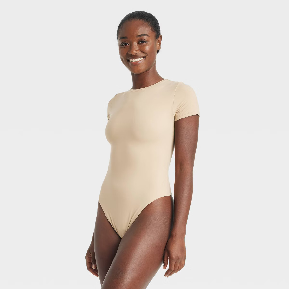 Women's Luxury Collection 4-Way Stretch Short Sleeve Bodysuit - Auden™ | Target