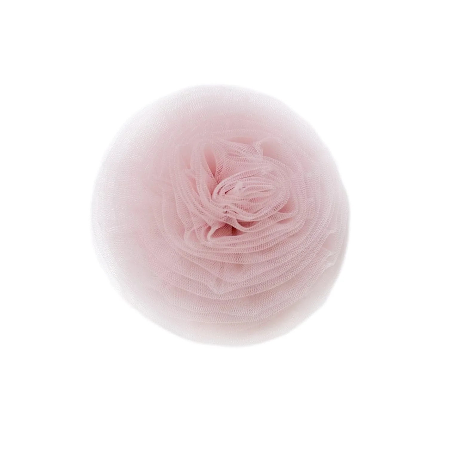 Rosa Pink Tulle Flower Hair Clip | petite maison kids