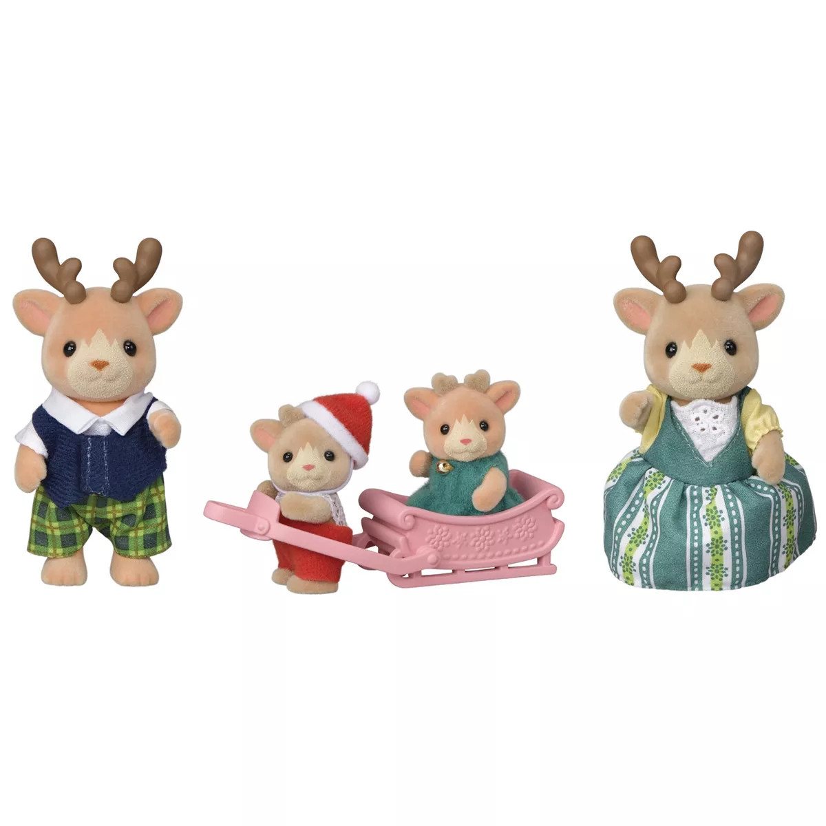 Calico Critters Reindeer Family, Set of 4 Collectible Doll Figures | Target