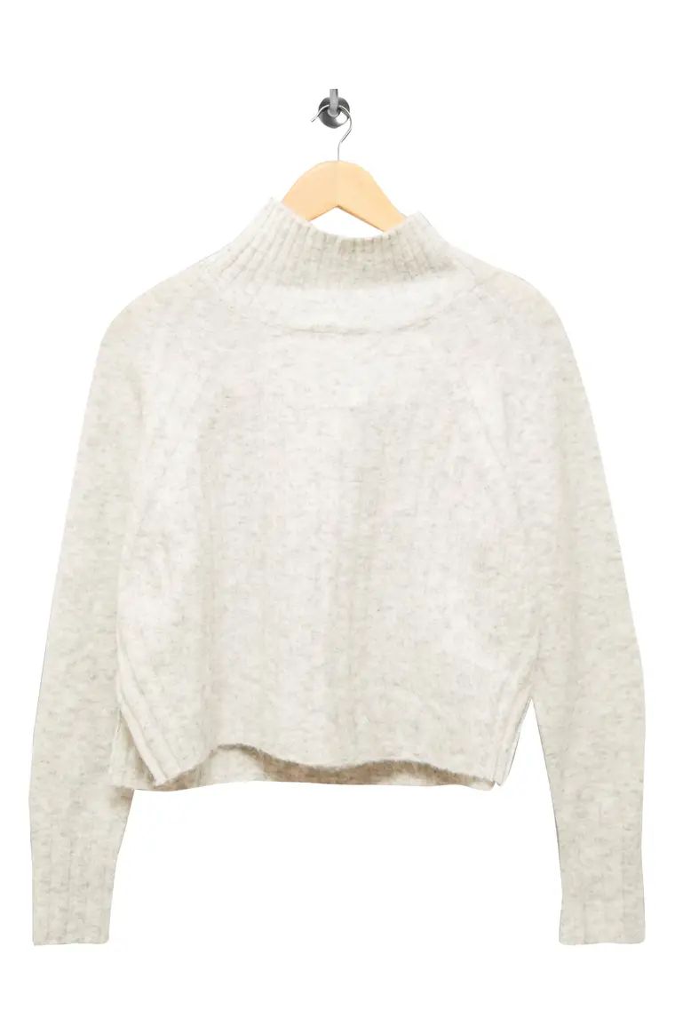 Rib Crop Turtleneck Sweater | Nordstrom
