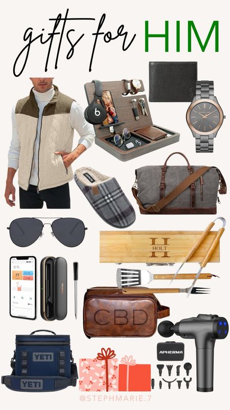 Gift for him - Amazon gift ideas for him - holiday gift ideas - holiday gifts for him - gift inspo for men - Amazon gifts for men - must have gift ideas for him 

#LTKHoliday #LTKGiftGuide #LTKstyletip