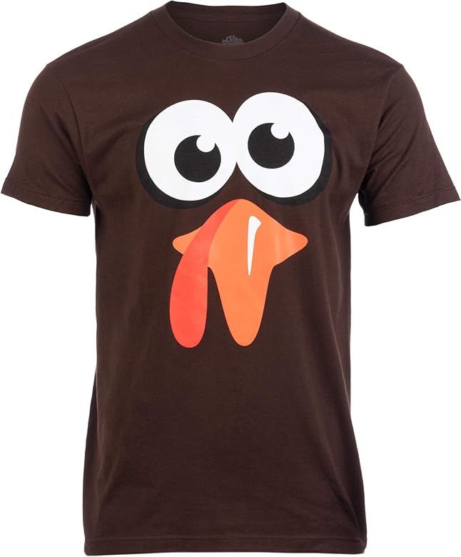 Silly Turkey Face | Funny Thanksgiving Fall Joke Humor Tee Shirt for Men Women T-Shirt | Amazon (US)