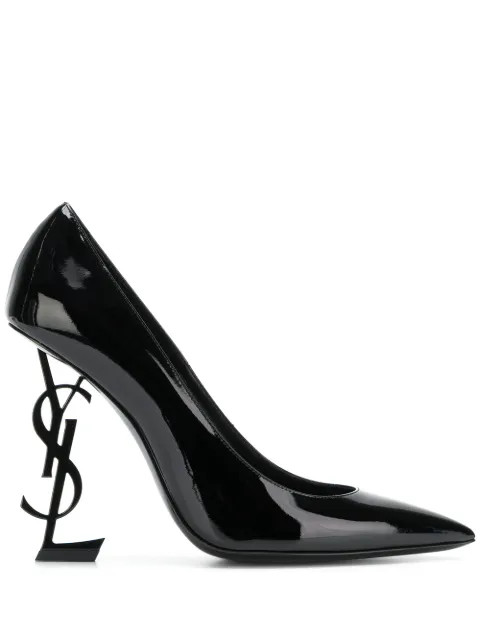 Saint Laurent Scarpin 'Opyum 110' De Couro Envernizado - Farfetch | FarFetch BR