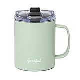 Goodful Travel Mug, Stainless Steel Insulated, Double Wall Vacuum Sealed Coffee Cup with Leak Pro... | Amazon (US)