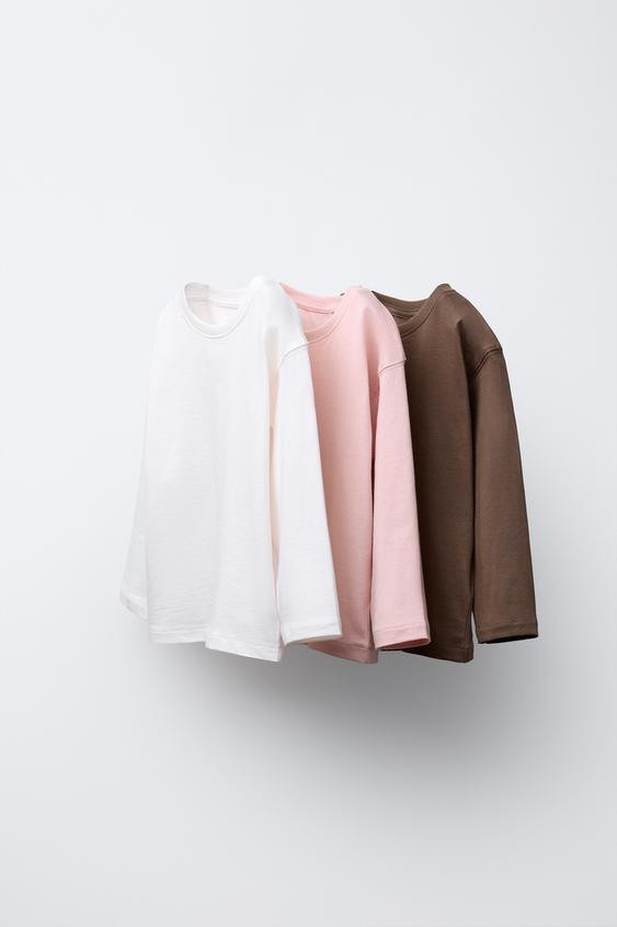 THREE-PACK OF BASIC T-SHIRTS | Zara US