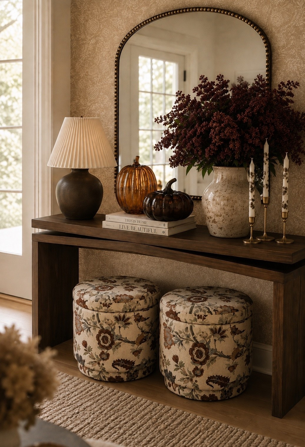 Fall home refresh 🍂🤎 Loving the mix of warm woods, vintage-inspired florals, amber pumpkins and cozy textures. These finds make it so easy to add that collected, cozy fall look without changing your whole space. #FallHomeDecor #FallDecor #CozyHome #ModernOrganicHome #LTKFinds

#LTKSaleAlert #LTKSeasonal #LTKHome
