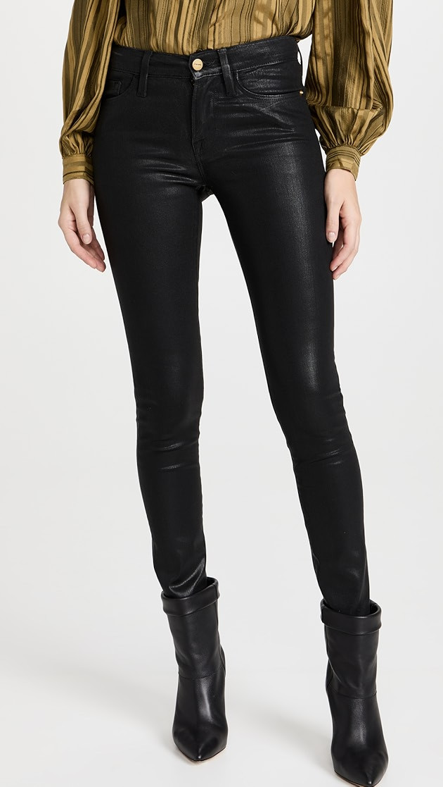 Le Skinny De Jeanne Coated Jeans | Shopbop