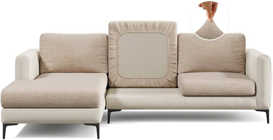 Nolan Interior Miracle Sofa Cover - Plush Seat Cushion Cover with Ultra-Soft, Stretchy, Thick Che... | Amazon (US)