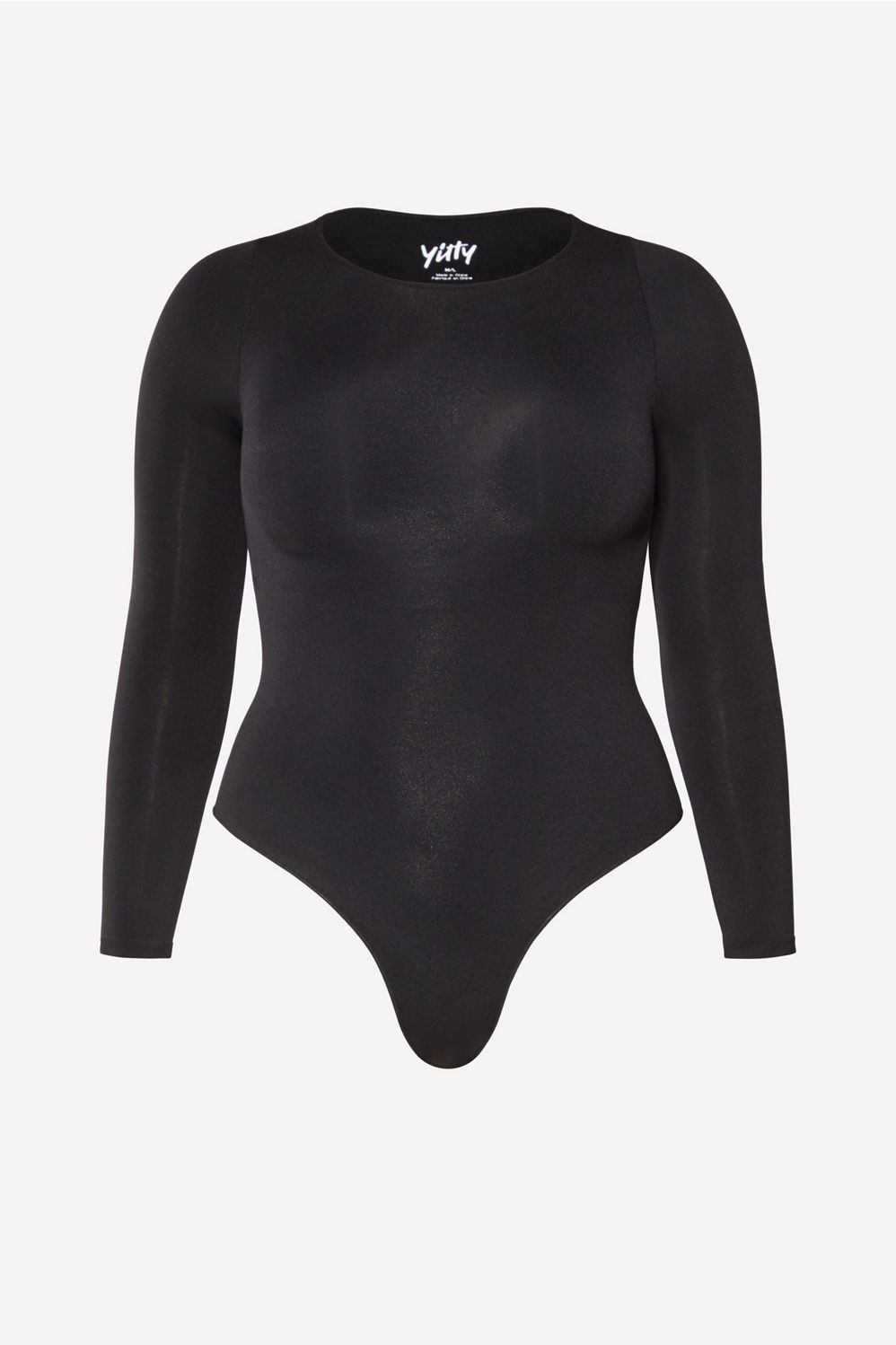 Nearly Naked Shaping Longsleeve Bodysuit | Fabletics - North America