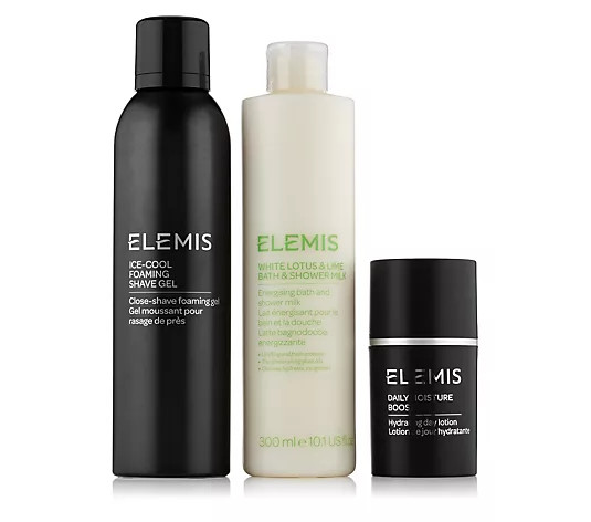 Elemis 3 Piece Men's Gift of Great Grooming Collection - QVC UK | QVC UK