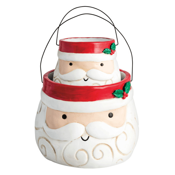 Paper Mache Santa Treat Buckets | Mud Pie