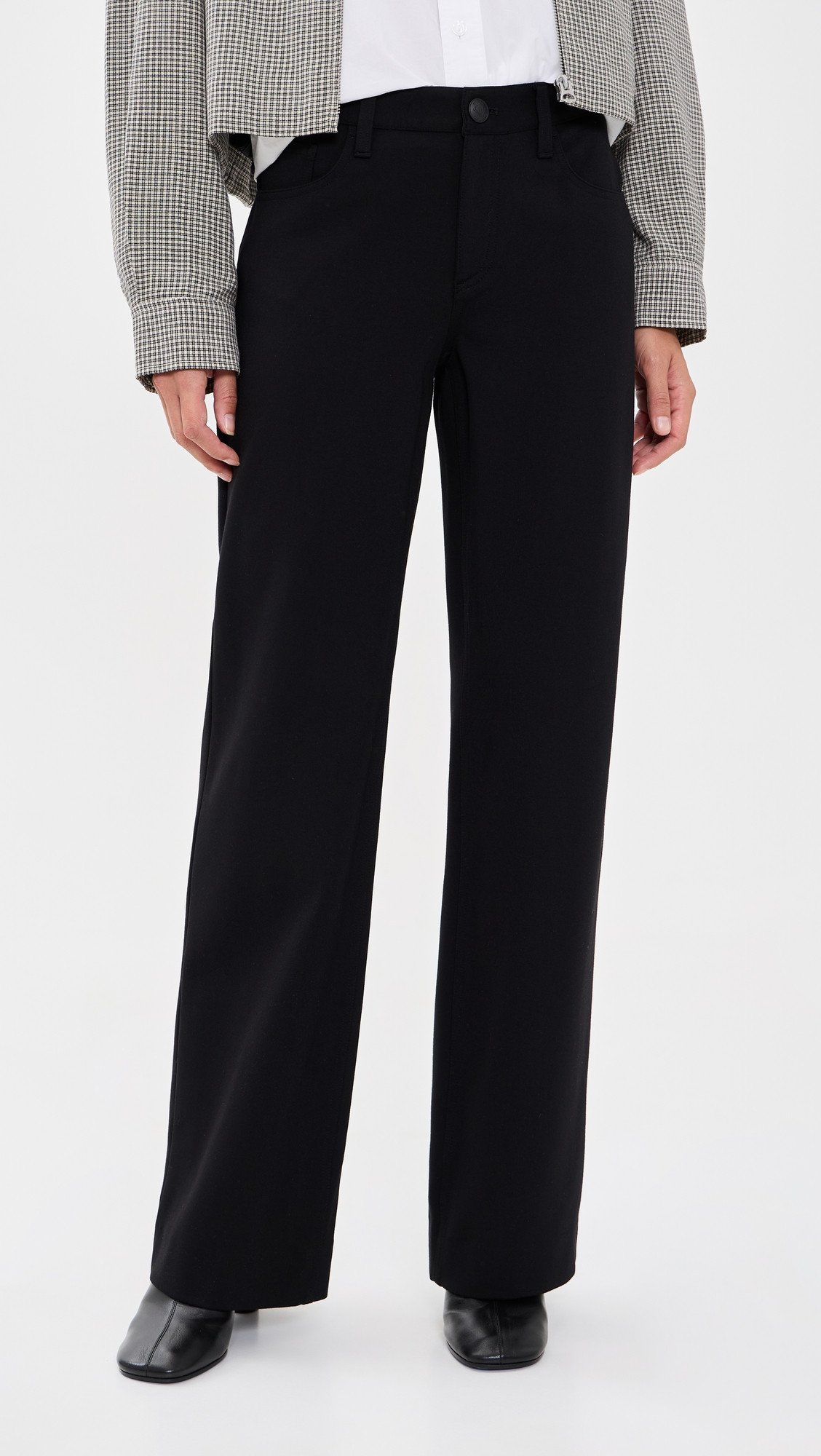 rag & bone Cam Ponte Pants Black 4 | Shopbop