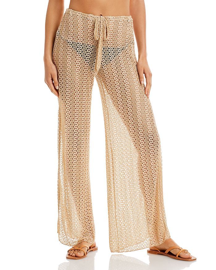 Golden Crochet Swim Cover-Up Pants | Bloomingdale's (US)