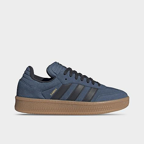 adidas Men's Originals Samba XLG Casual Shoes in Preloved Ink/Carbon/Gum Size: 4.5 | Finish Line (US)