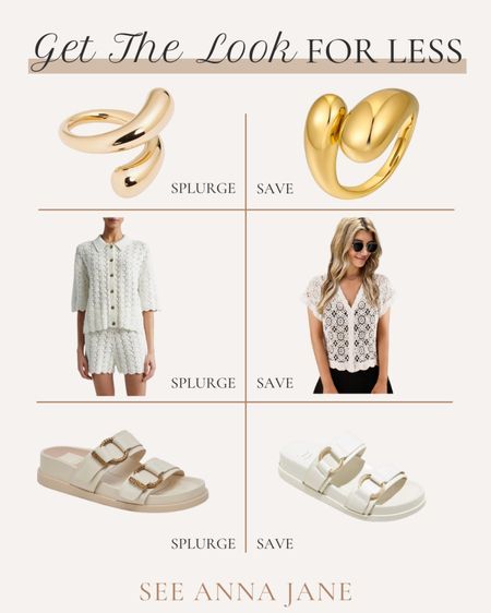 Get The Look For Less 🙌🏼

get the look for less // save vs splurge // save vs spend // summer fashion // summer outfits

#LTKStyleTip #LTKFindsUnder100 #LTKFindsUnder50
